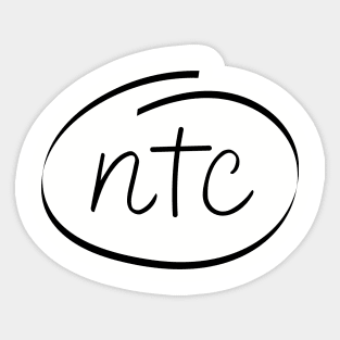 NTC Sticker